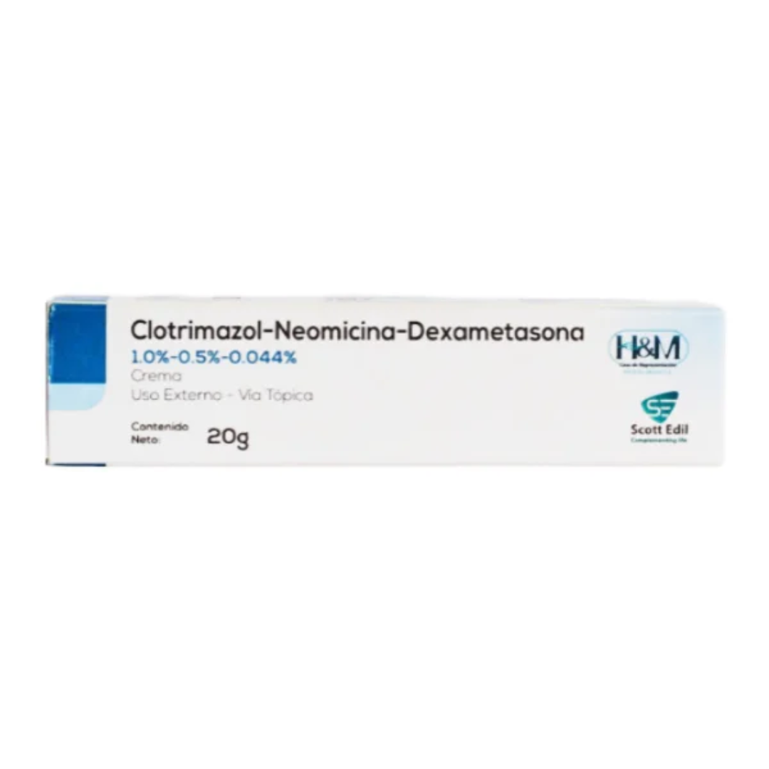 CLOTRIMAZOL NEOMICINA DEXAMETASONA CREMA 20GR (H&M)